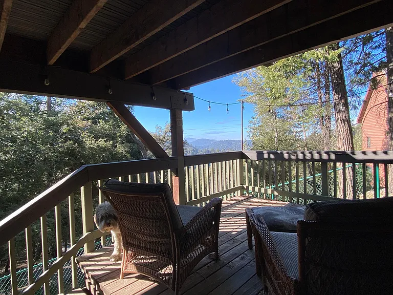 Excellent views, both from apartment and large private deck