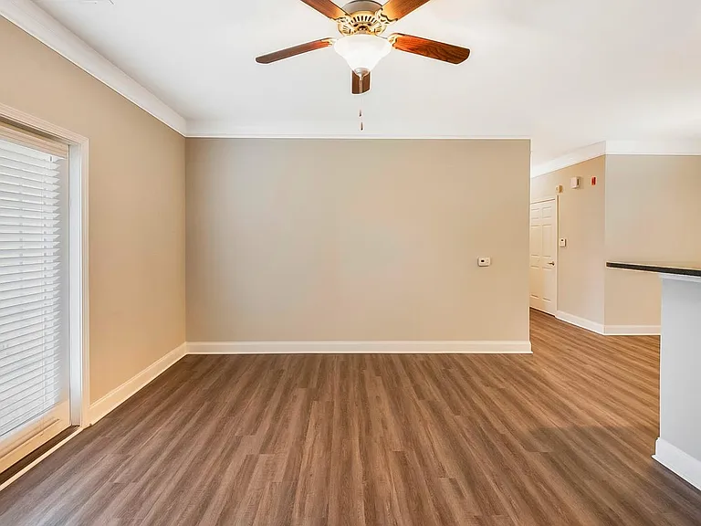 One Bedroom Living Room at Alcove Garner Apartments