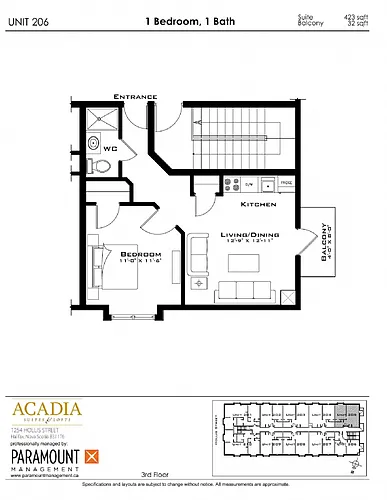 Floor plan 206