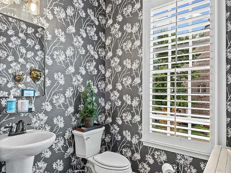 Main floor powder room