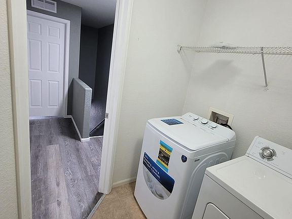 Washer and dryer