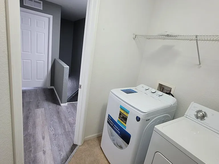 Washer and dryer