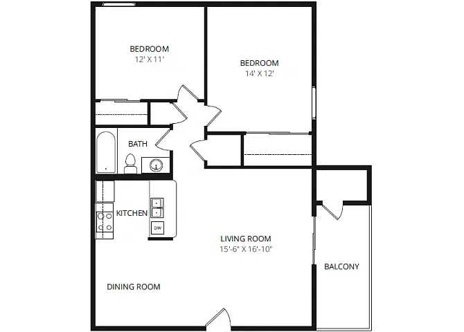 Floor plan 2x1 Edgemere