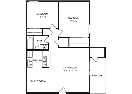 Floor plan 2x1 Edgemere