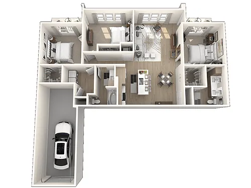 Floor plan D1 - Rhapsody