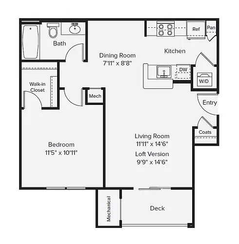 Floor plan AF2-651