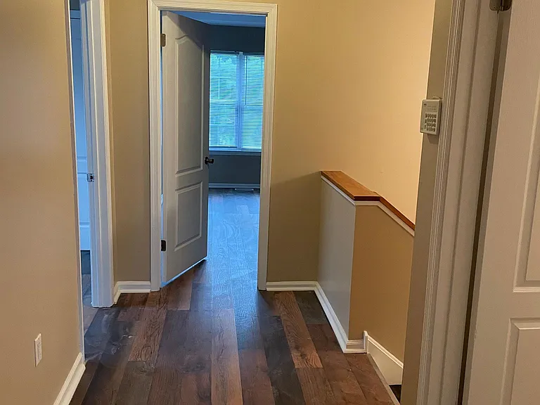 Upstairs with new flooring