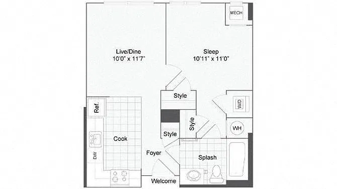 Floor plan Atlanta
