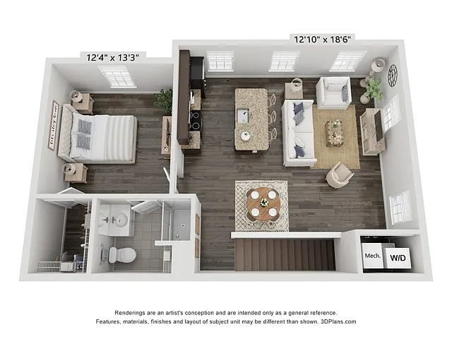 Floor plan Bentley Flat - MRFII