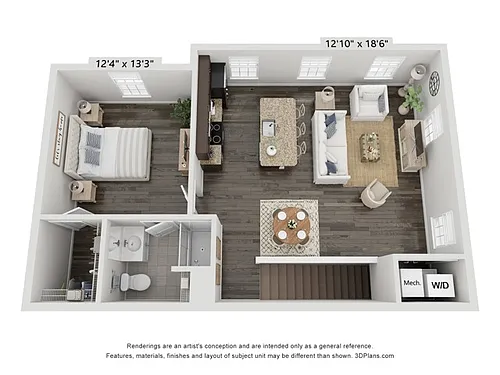 Floor plan Bentley Flat - MRFII