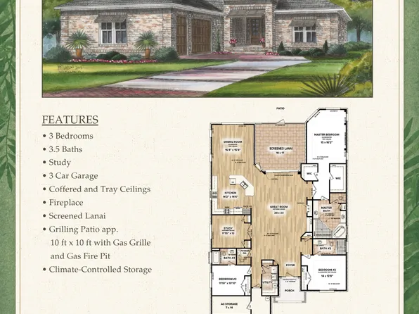 Sanibel Plan, Turtle Bay at Southport