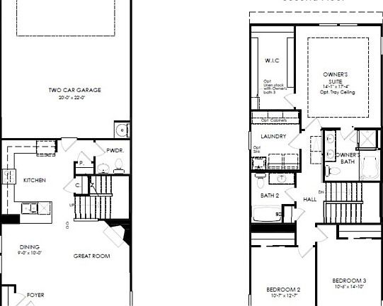 Home Design Layout with Structural Options