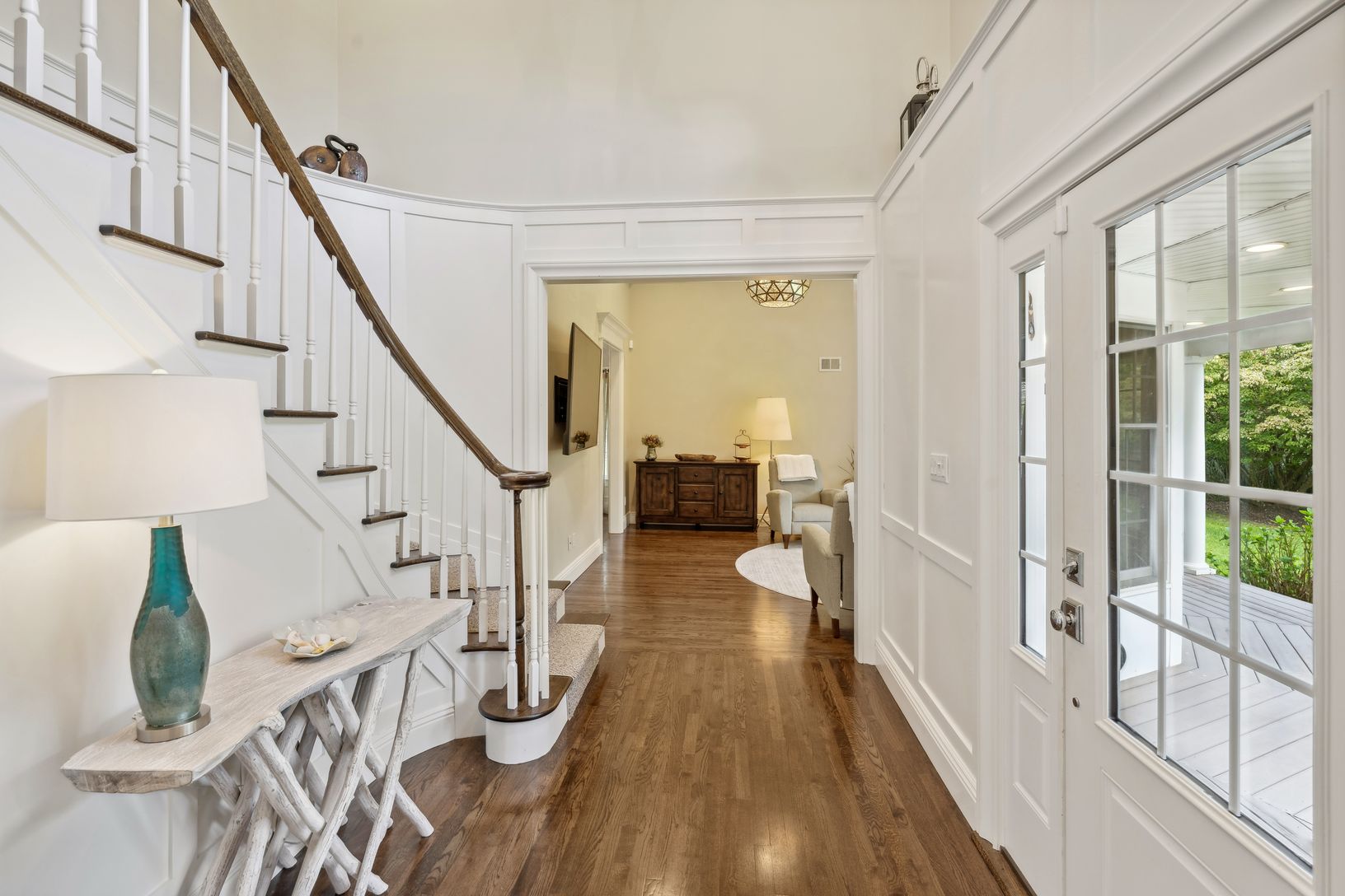  Grand Entry with View of Living Room