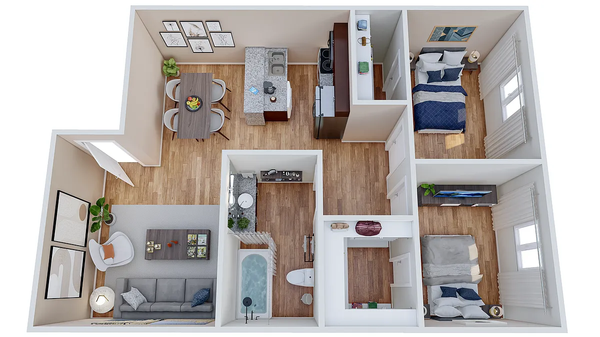 Floor plan B1