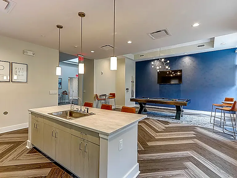 Resident Lounge with Game Room