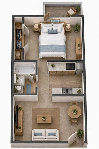 Floor plan The Red Bud