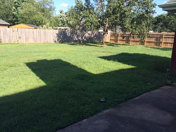 Large backyard 