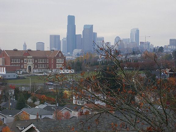 View west from Office