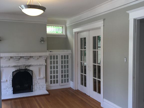Doors into dining room