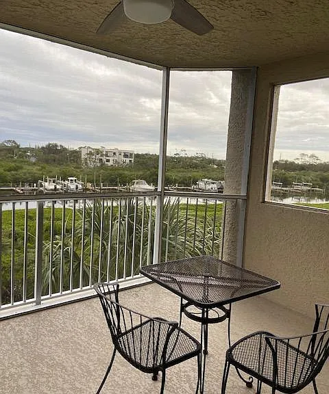 Patio with view