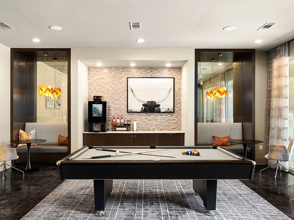 Resident Game Lounge with Shuffleboard and Billiards
