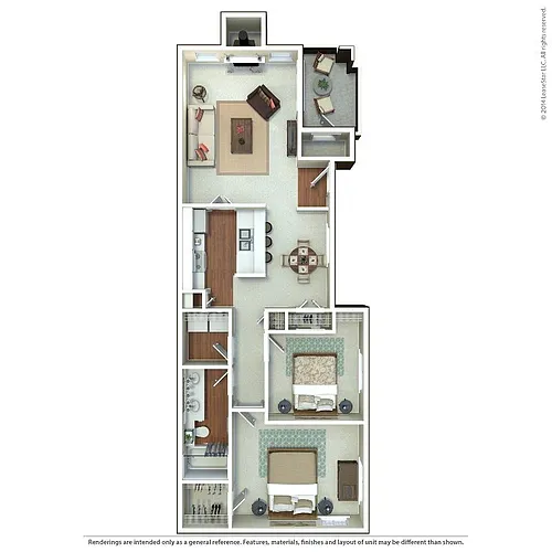 Floor plan The Mendocino