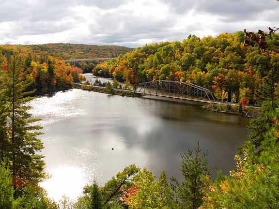 Old 510 Bridge down the hill
