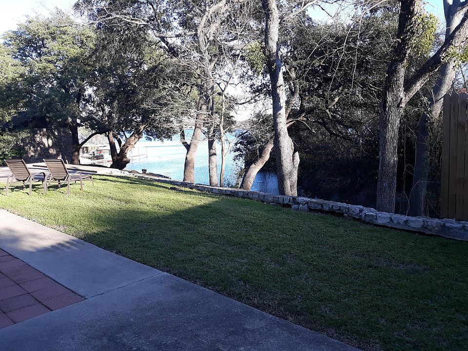 Lake view over looking cove from yard