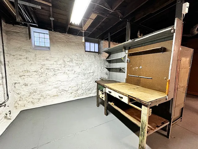 Basement workbench