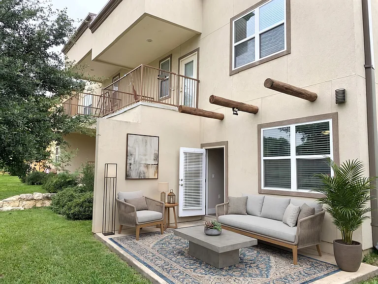 Private Terrace on the back of the townhome