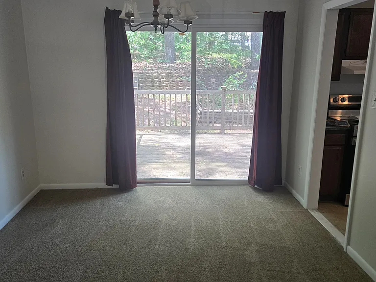 Dining Room with access to back deck