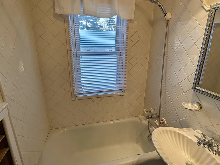 Bathroom looking south