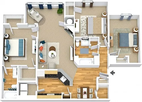 Floor plan C2-Upgraded