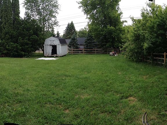 Our fenced in backyard