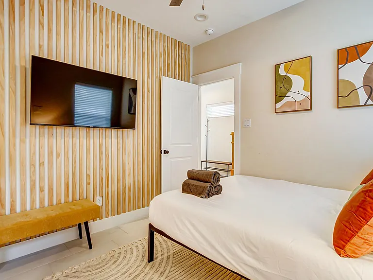 First bedroom on the first floor