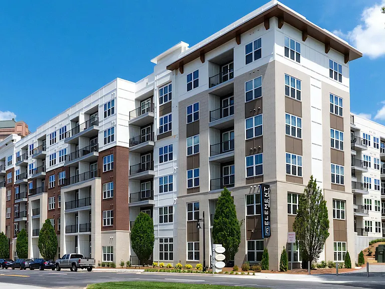 Residential Complex Featuring Street View and On-Site Parking