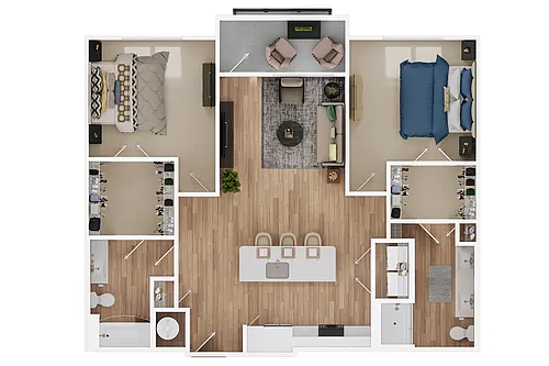 Floor plan 2C