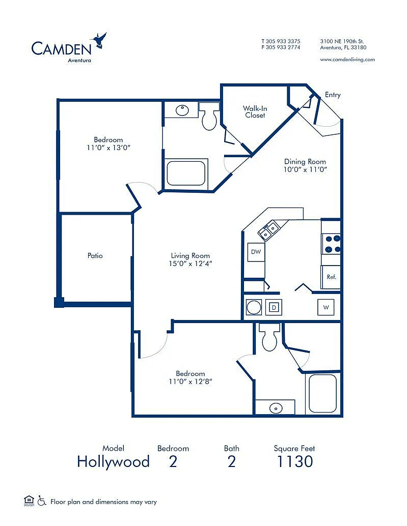 Floor plan Hollywood