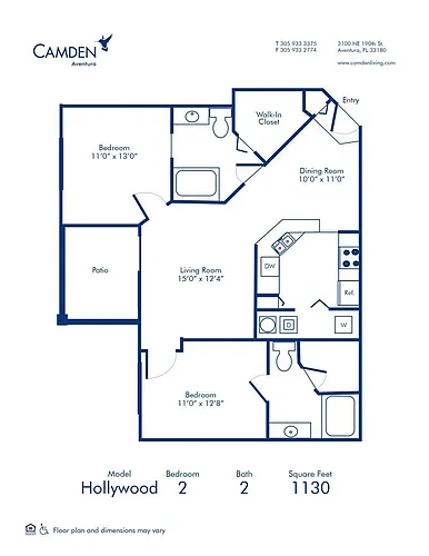 Floor plan Hollywood