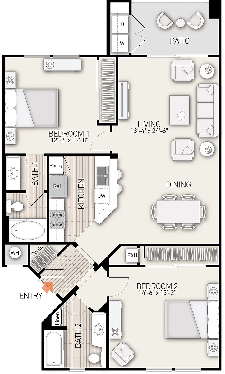 Floor plan Plan I