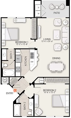 Floor plan Plan I