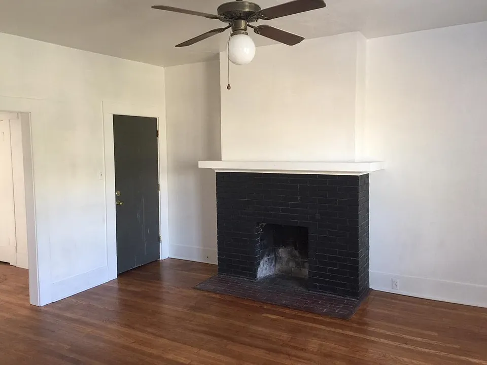 fireplace in living room