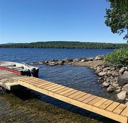 Own 260' of nice waterfront in this peaceful setting.
