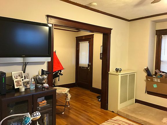 Living room and entrance foyer