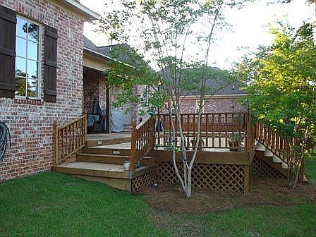 Back Wood Deck