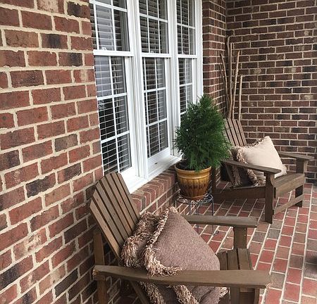 Brick Front Porch