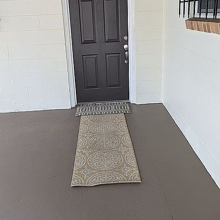 entrance to original home