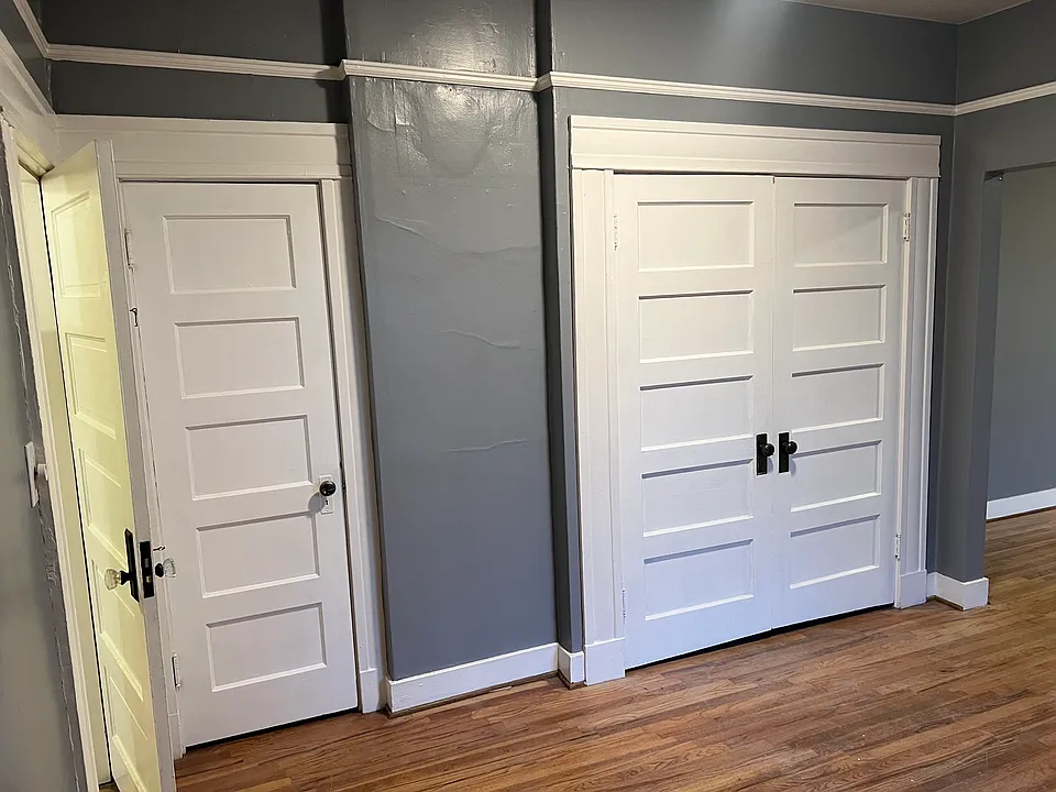Closets in living room