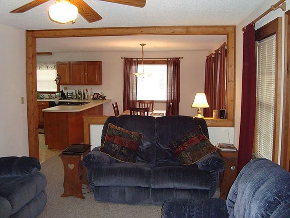 Open Floor Plan Family Room Open to Kitchen