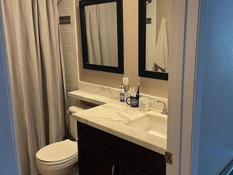 Shared bathroom